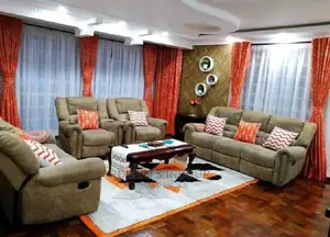 Grey and Orange Viva House Carpet 5*8