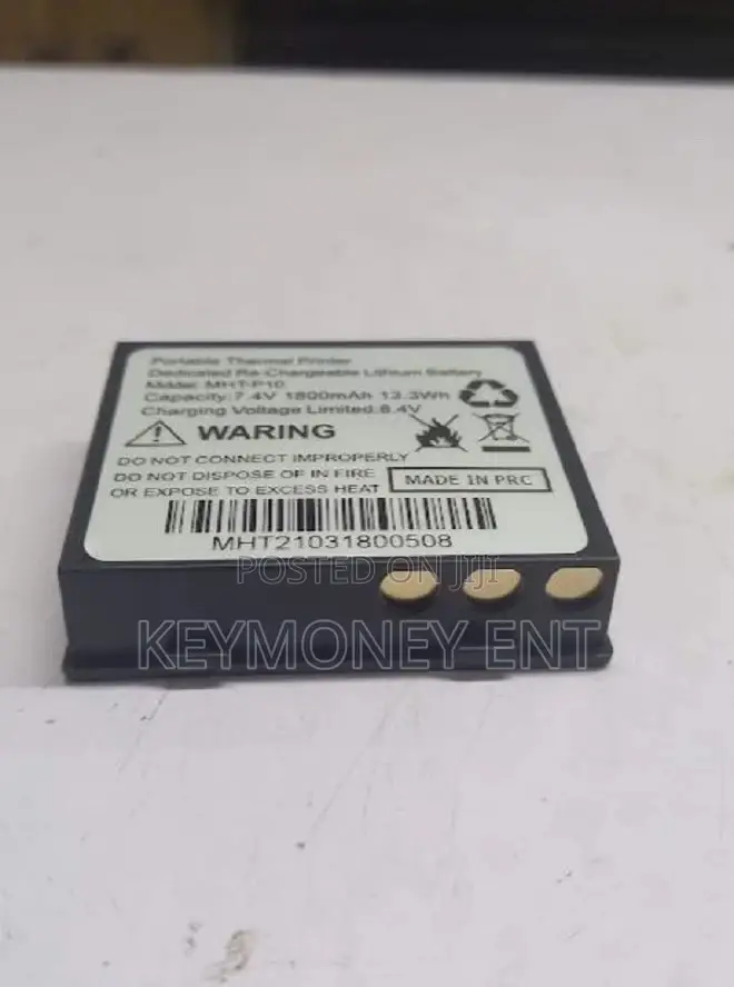 MHT P10 Milestone Bluetooth Printer Original Battery