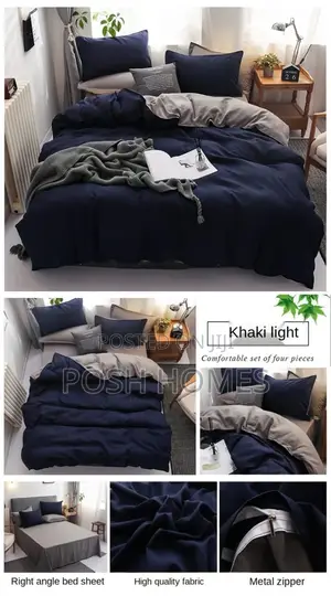 Plain Color Duvet Cover Set