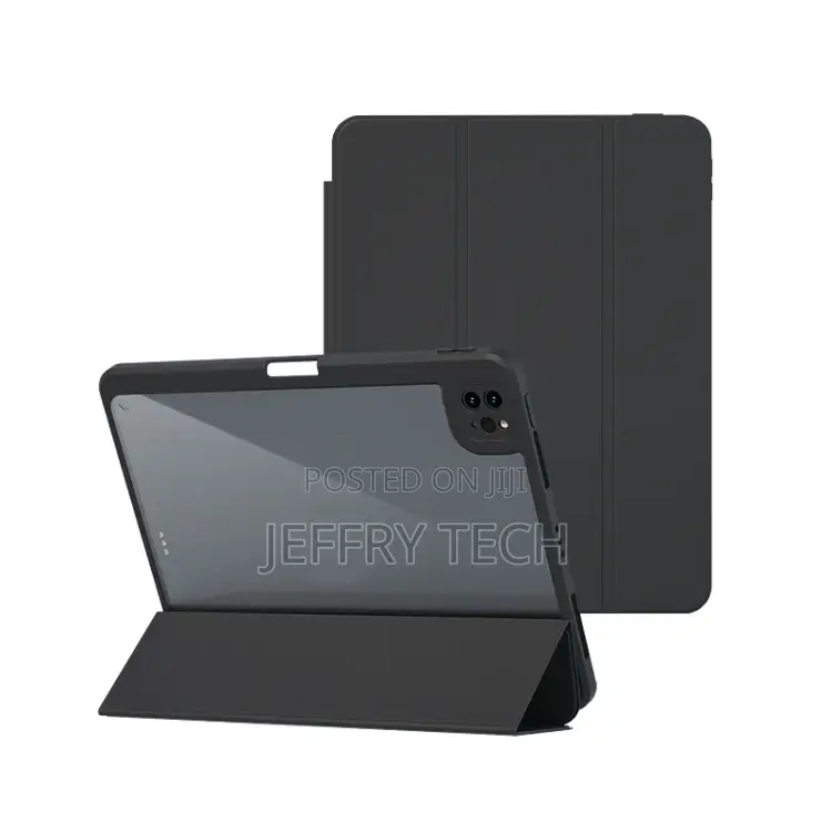 Leather Smart Tablet Case for iPad Mini 6(Black)