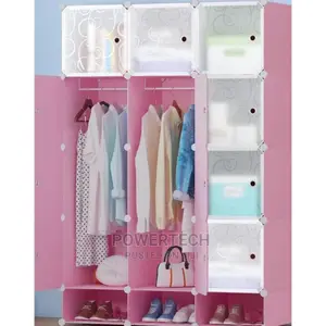 Plastic Wardrobe-Pink Colour