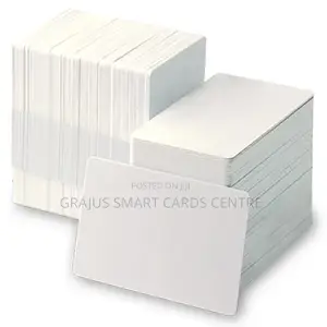 Plastic Cards, Plain White Cr80- Available