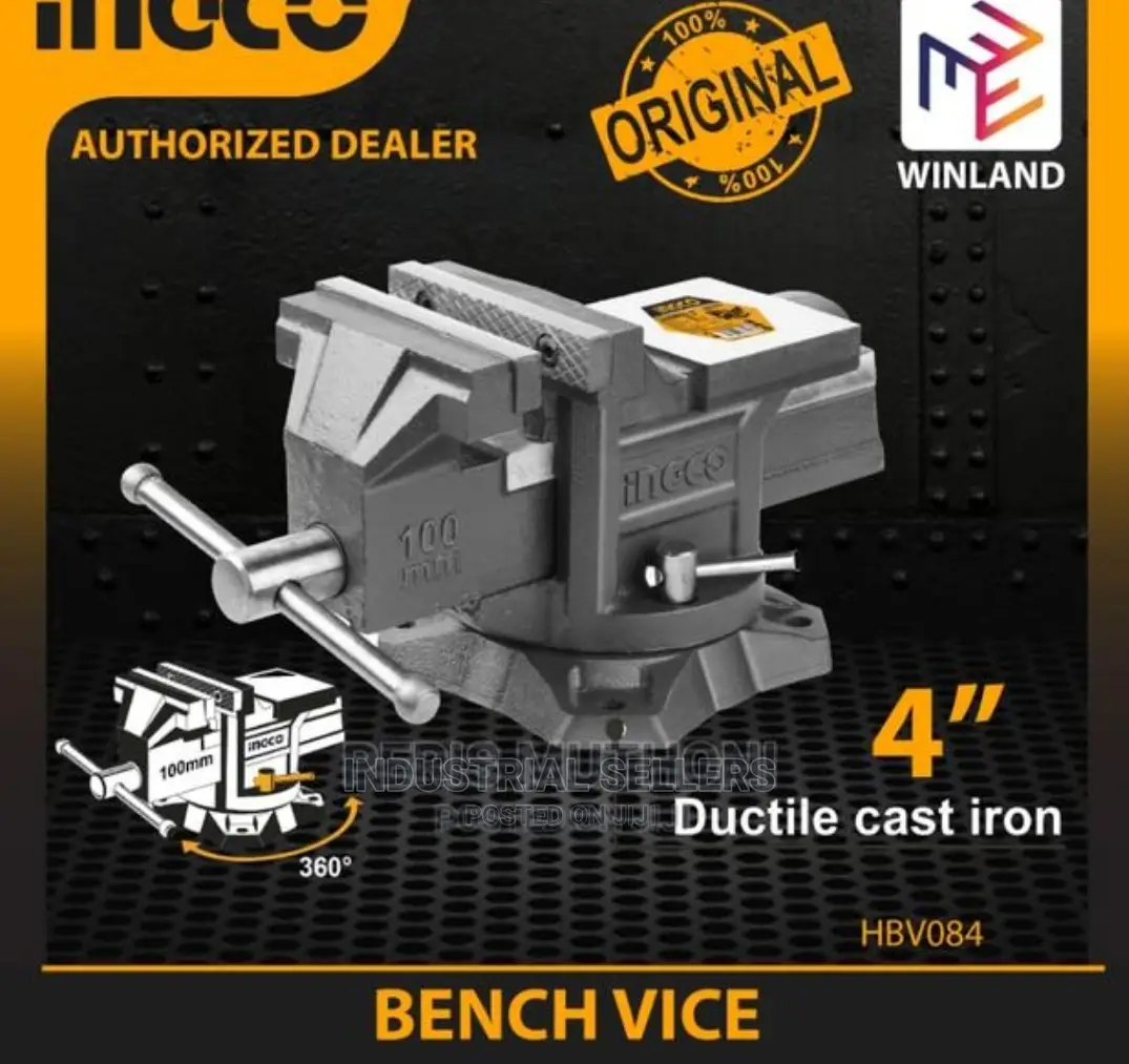 Ingco 4" Bench Vice
