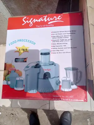 New Signature 5 In1 Food Processor /Blender/Juicer/Grinder