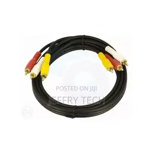 3 RCA To 3 RCA AV Audio Video Cables 1.5M