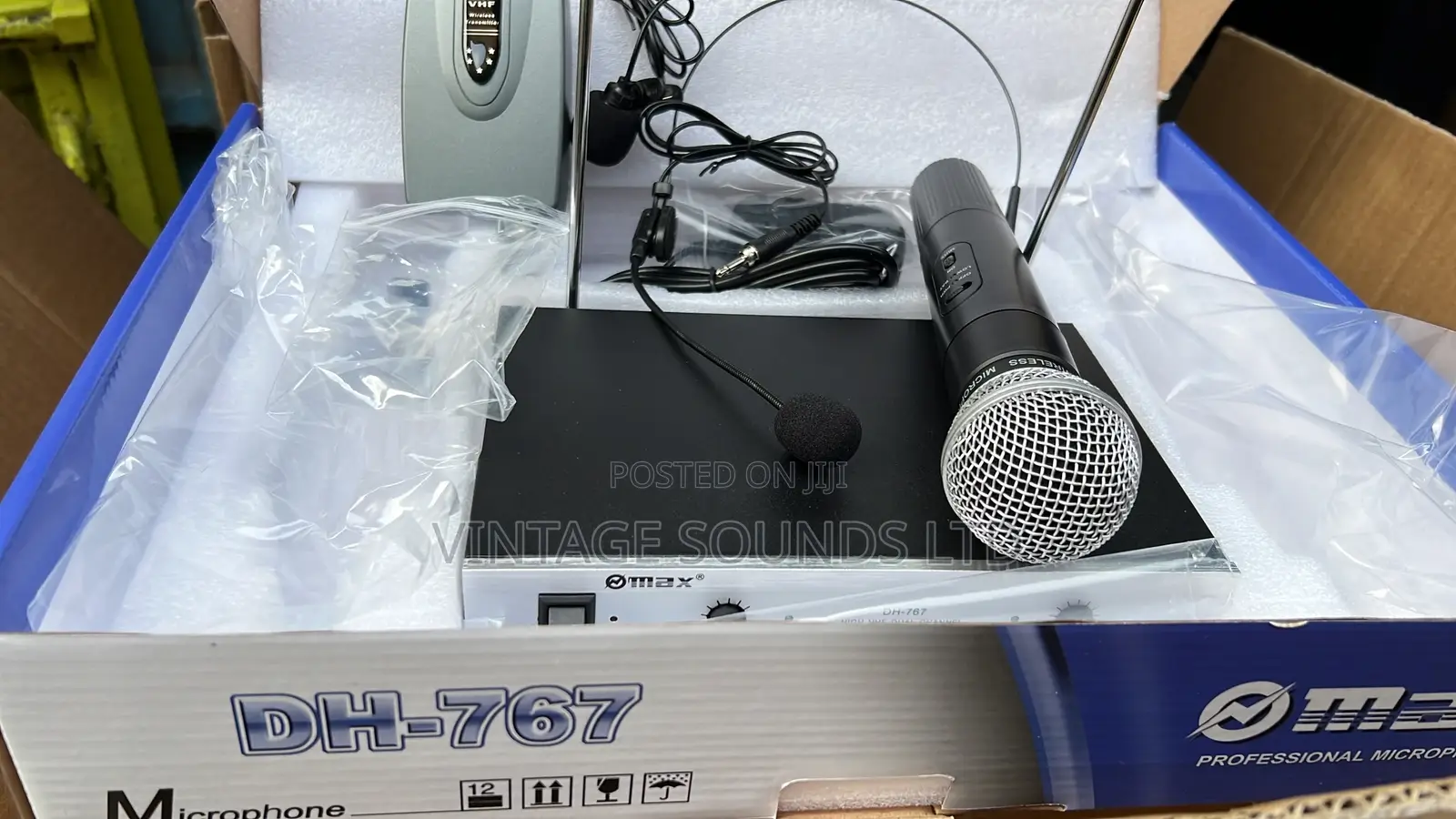 Max Dh767 3pcs Wireless Microphone