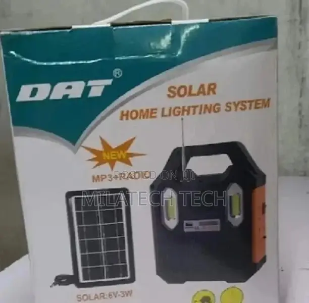 Stable DAT Solar Lighting System With FM Radio