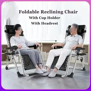 Foldable Lounge Chair With Cup-Holder