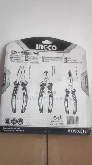 Pliers Set Ingco 3pcs Combination Long Nose Cutting Pliers