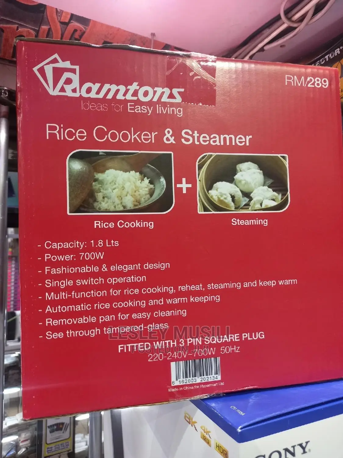 Ramtons Rice Cooker and Steamer