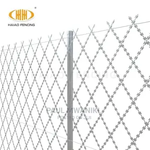 Welded Razor Wire Fence.