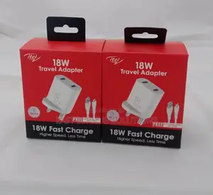 Itel 18W Fast Chargers , Type C and iPhone