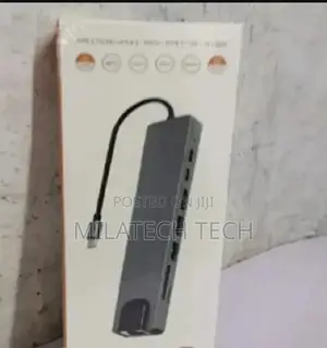Improved Quality 8-In-1 USB 3.0 Type-C Hub to HDMI Adapter