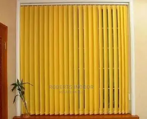 Yellow Vertical Office Blinds
