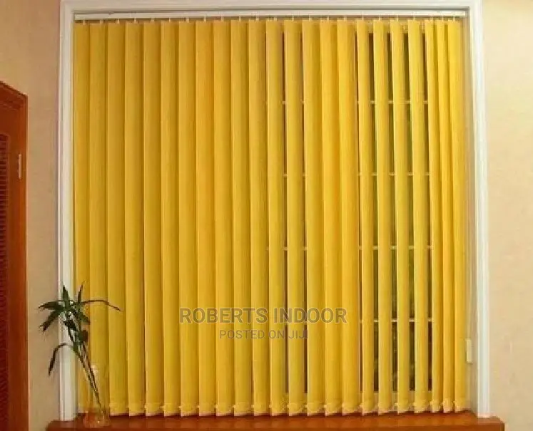 Yellow Vertical Office Blinds