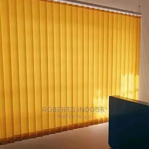 Yellow Vertical Window Blinds