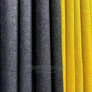 Grey and Mustard Yellow Stylish Curtain