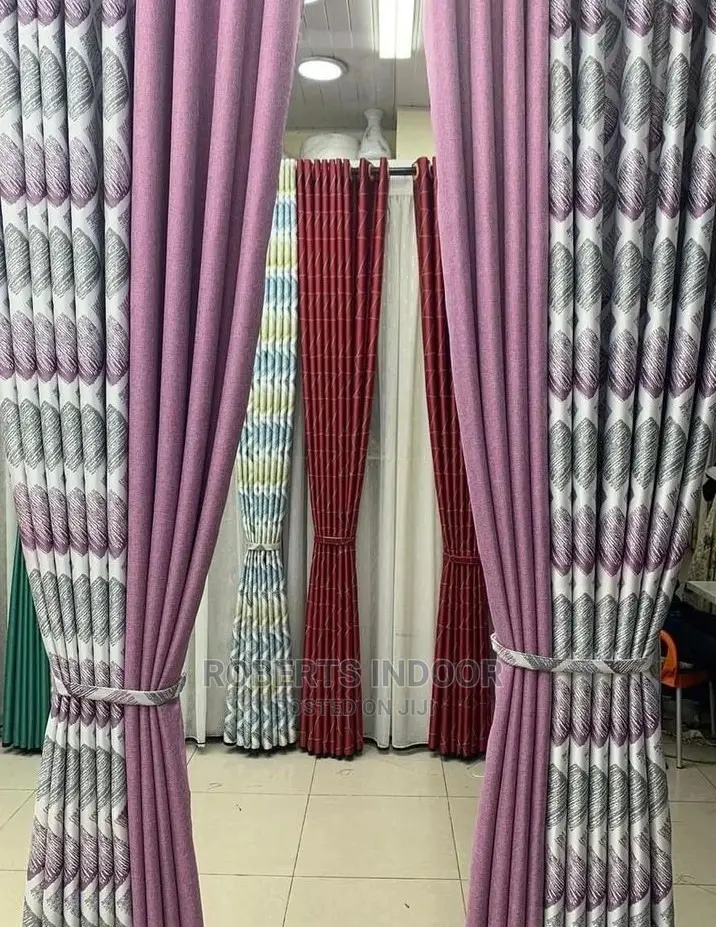 Purple Elegant House Curtain
