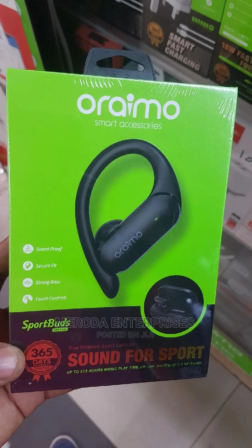 True Wireless Sports Ear Buds for Oraimo