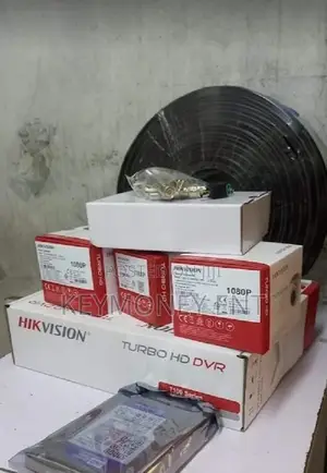 Hik Vision 4cctv Camera Full Package 2mp With Night Visio