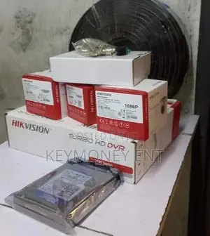 Hik Vision 3cctv Camera Full Package 2mp With Night Visio