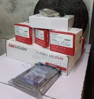 HIK Vision 2MP 3CCTV Cameras Full Kit Indoor