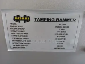 Hisaki Tamping Rammer (Hcd80)
