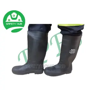 Black Steel Toe Gumboots Available