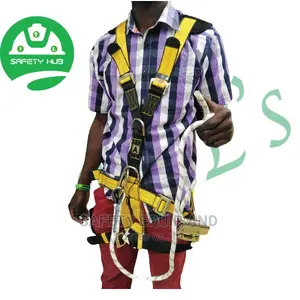 Body Harness With Double Hook Lanyards