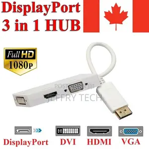 Display Port to HDMI VGA DVI Adapter Converter Thunderbolt D