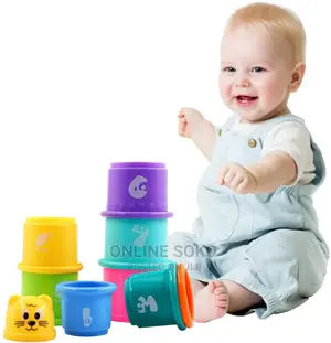 Kids Stacking Nesting Cups Early Educational Baby Toys