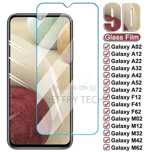 9D Protective Glass for Samsung Galaxy A02 A12 A22 A32 A42 A