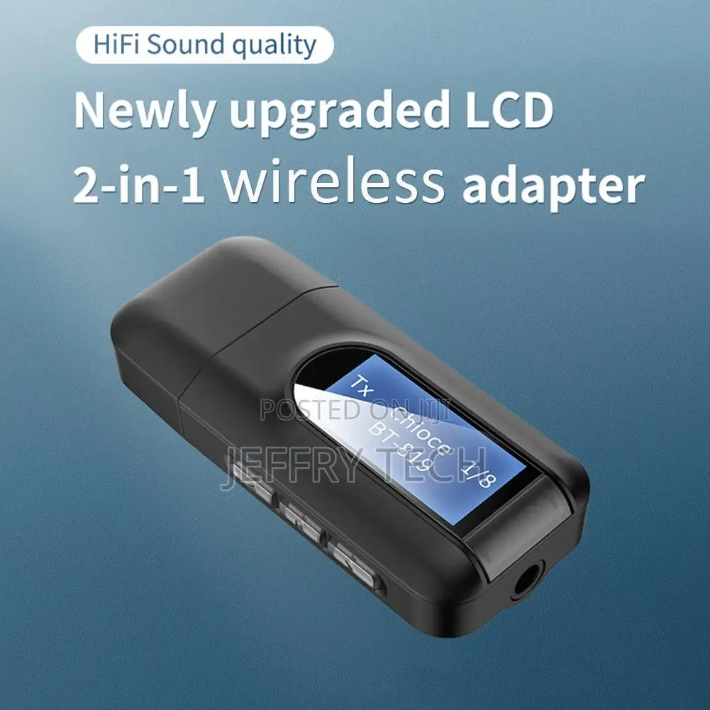 LCD USB Bluetooth-Compatible 5.0 Wireless Audio Transmitter