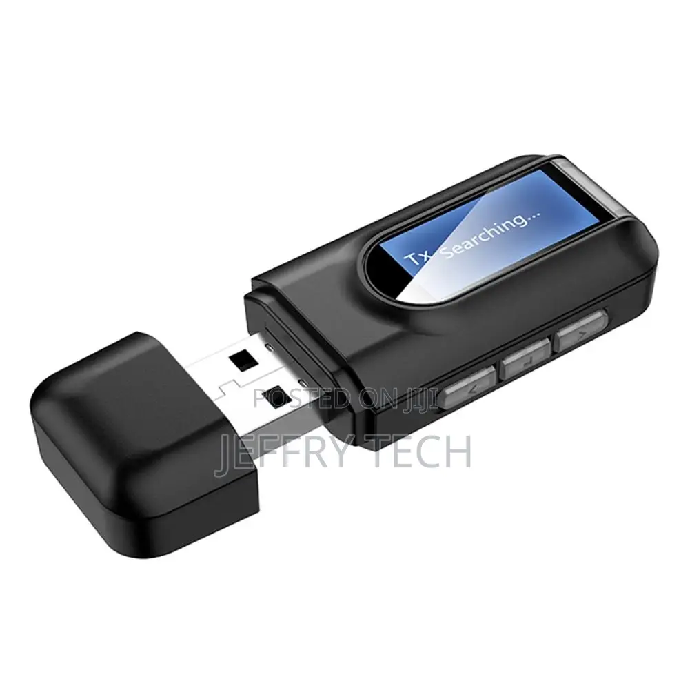 LCD USB Bluetooth-Compatible 5.0 Wireless Audio Transmitter