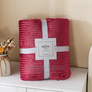 Maroon Fleece Blanket