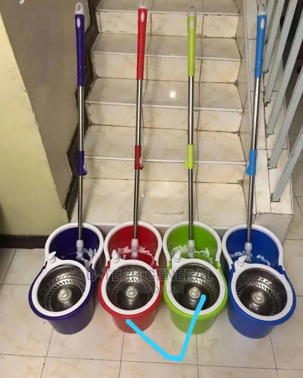 Blue Brand New Spin Mop