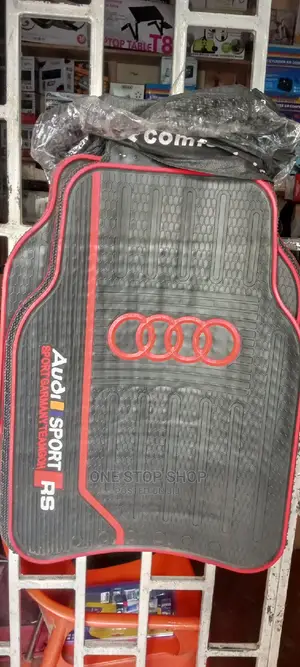 Audii Mats 5pcs With Red Line