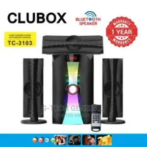 Clubox IC-3103 3.1 X-Base HI-FI Bluetooth Speaker Black