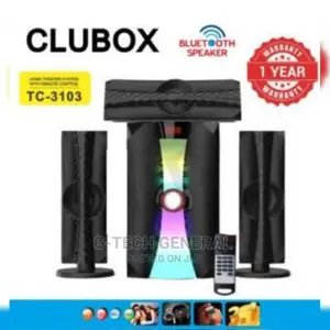 Clubox 3.1ch X-Base HI-FI Bluetooth Speaker Black