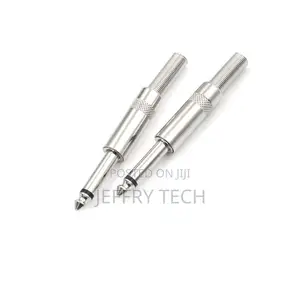 6 .35mm Male Plug 6 .5mm Connector Mono Audio Plug Jack Mic