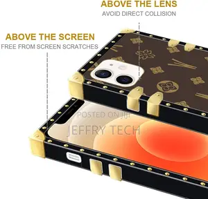 iPhone 12 Pro Max Case, Brown iPhone 12 Pro Max Cases Square