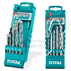 TOTAL 5pcs Concrete Drill Bit Set Masonry