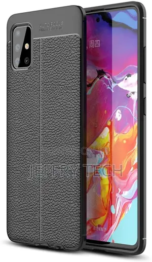 Back Cover TPU Auto Focus for Samsung Galaxy A51 , Black