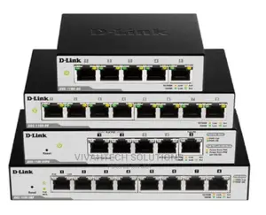 D-Link 8-Port Gigabit Poe Smart Managed Switch - DGS-1100-08