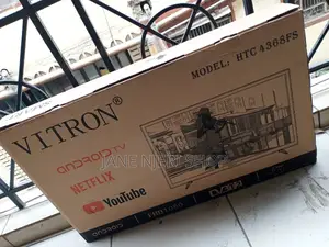 Vitron 43 Inches Smart Android Tv Flameless With Youtube