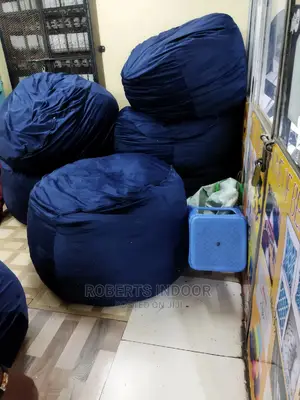 Navy Blue Elegant Bean Bag
