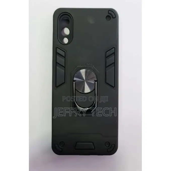 Cover for Samsung A02 Ring Armor Case -Black