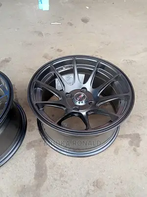 14inch Offset Rims Black in Color