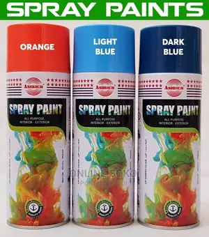 Multipurpose Interior/Exterior Colour Spray Paint Can