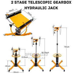 Car Dual Lift Hydraulic Telescopic Gearbox Jack